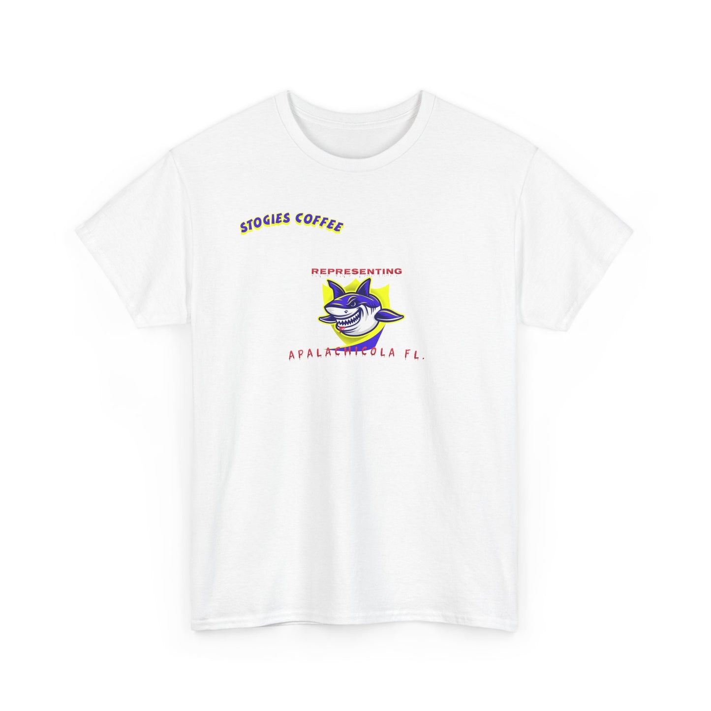 Vintage Shark Coffee Tee, Unisex Heavy Cotton Shirt, Beach Lover Gift, Summer Vibe Apparel, Nautical Humor T-Shirt
