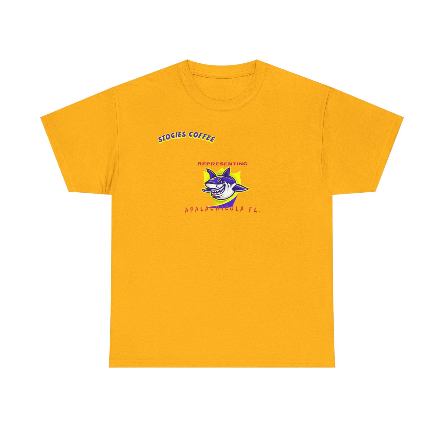 Vintage Shark Coffee Tee, Unisex Heavy Cotton Shirt, Beach Lover Gift, Summer Vibe Apparel, Nautical Humor T-Shirt