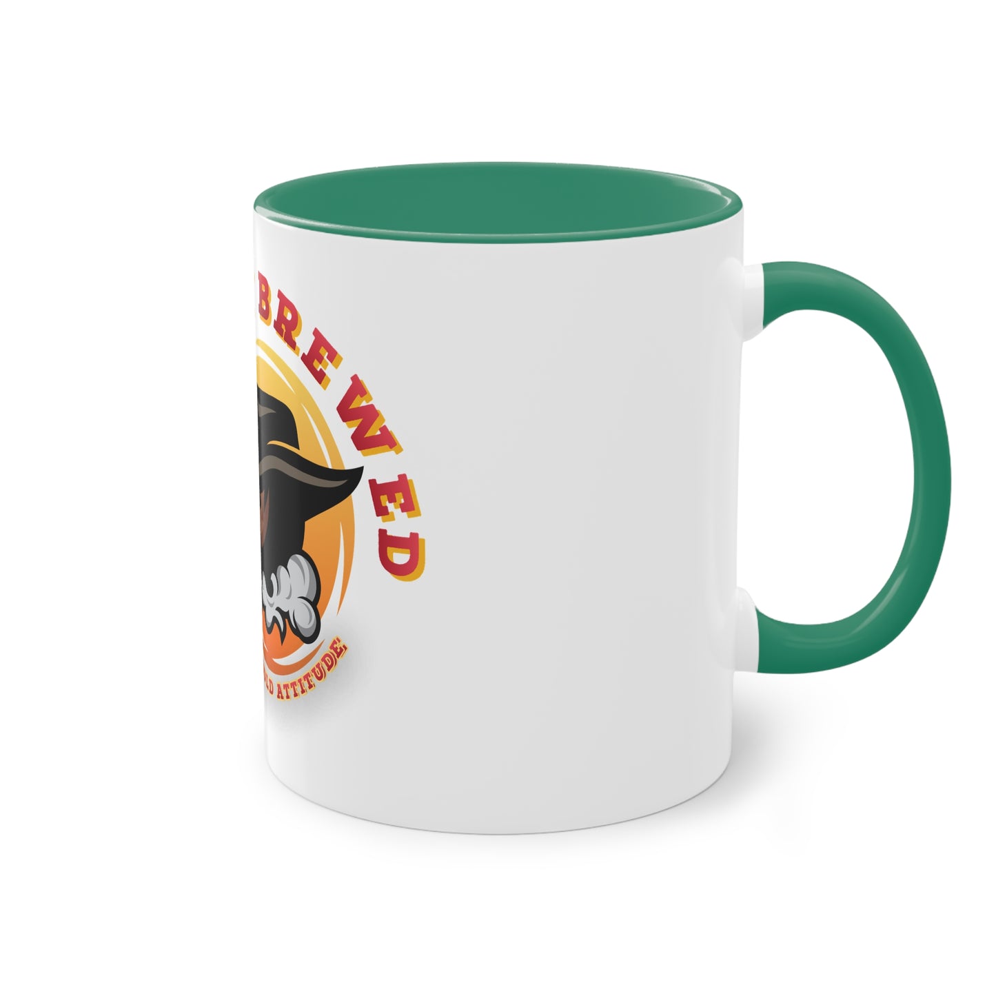 Boldly Brewed Two-Tone Coffee Mug for Coffee Lovers, Unique Gift for Dads, Smokers, Tea Enthusiasts, Perfect for Father's Day, Birthdays