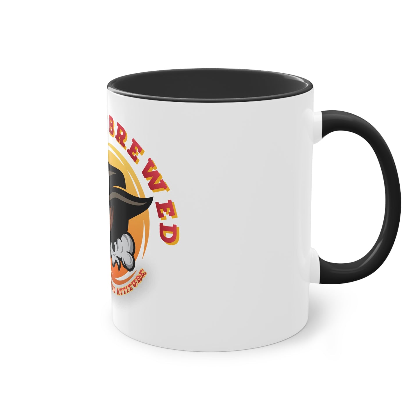 Boldly Brewed Two-Tone Coffee Mug for Coffee Lovers, Unique Gift for Dads, Smokers, Tea Enthusiasts, Perfect for Father's Day, Birthdays