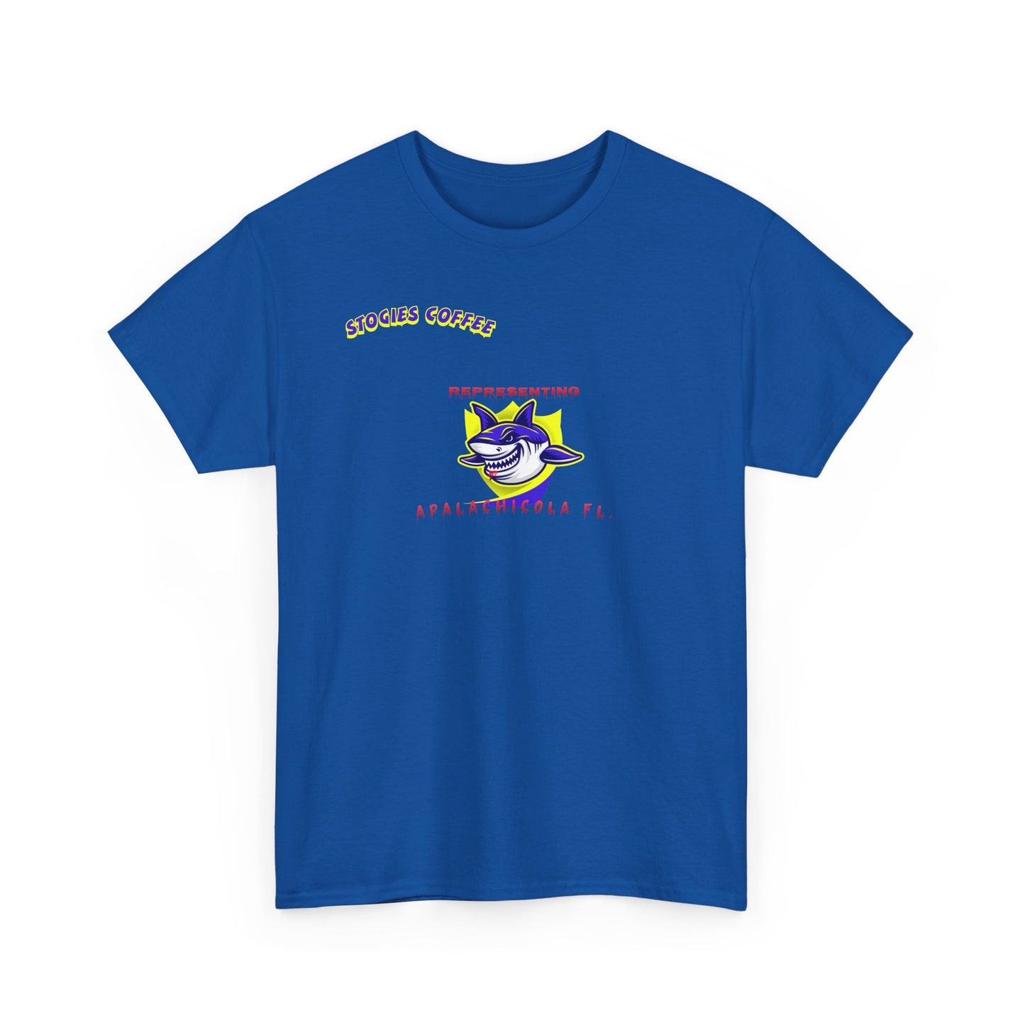 Vintage Shark Coffee Tee, Unisex Heavy Cotton Shirt, Beach Lover Gift, Summer Vibe Apparel, Nautical Humor T-Shirt