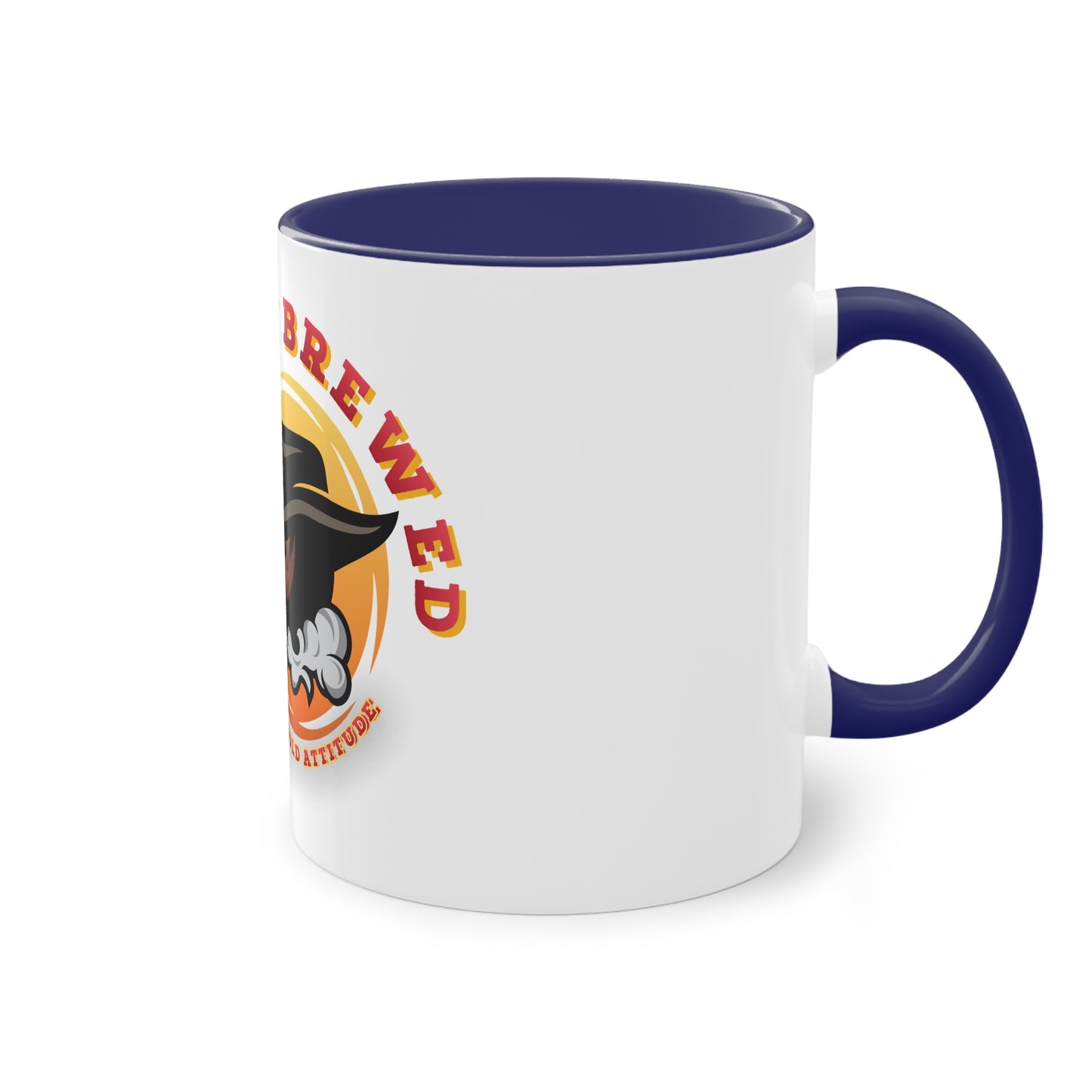 Boldly Brewed Two-Tone Coffee Mug for Coffee Lovers, Unique Gift for Dads, Smokers, Tea Enthusiasts, Perfect for Father's Day, Birthdays
