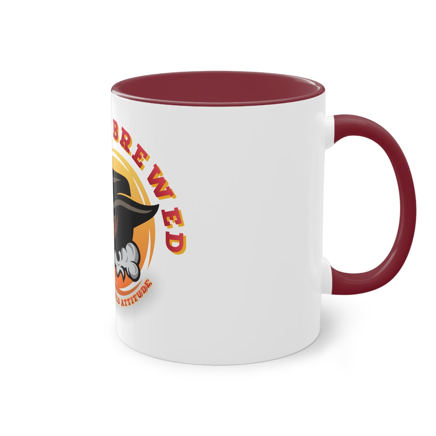 Boldly Brewed Two-Tone Coffee Mug for Coffee Lovers, Unique Gift for Dads, Smokers, Tea Enthusiasts, Perfect for Father's Day, Birthdays