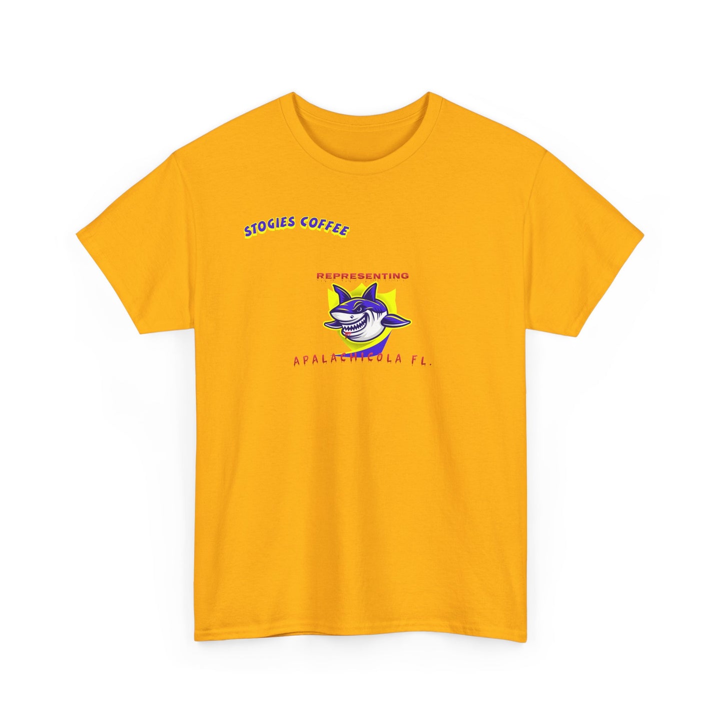 Vintage Shark Coffee Tee, Unisex Heavy Cotton Shirt, Beach Lover Gift, Summer Vibe Apparel, Nautical Humor T-Shirt