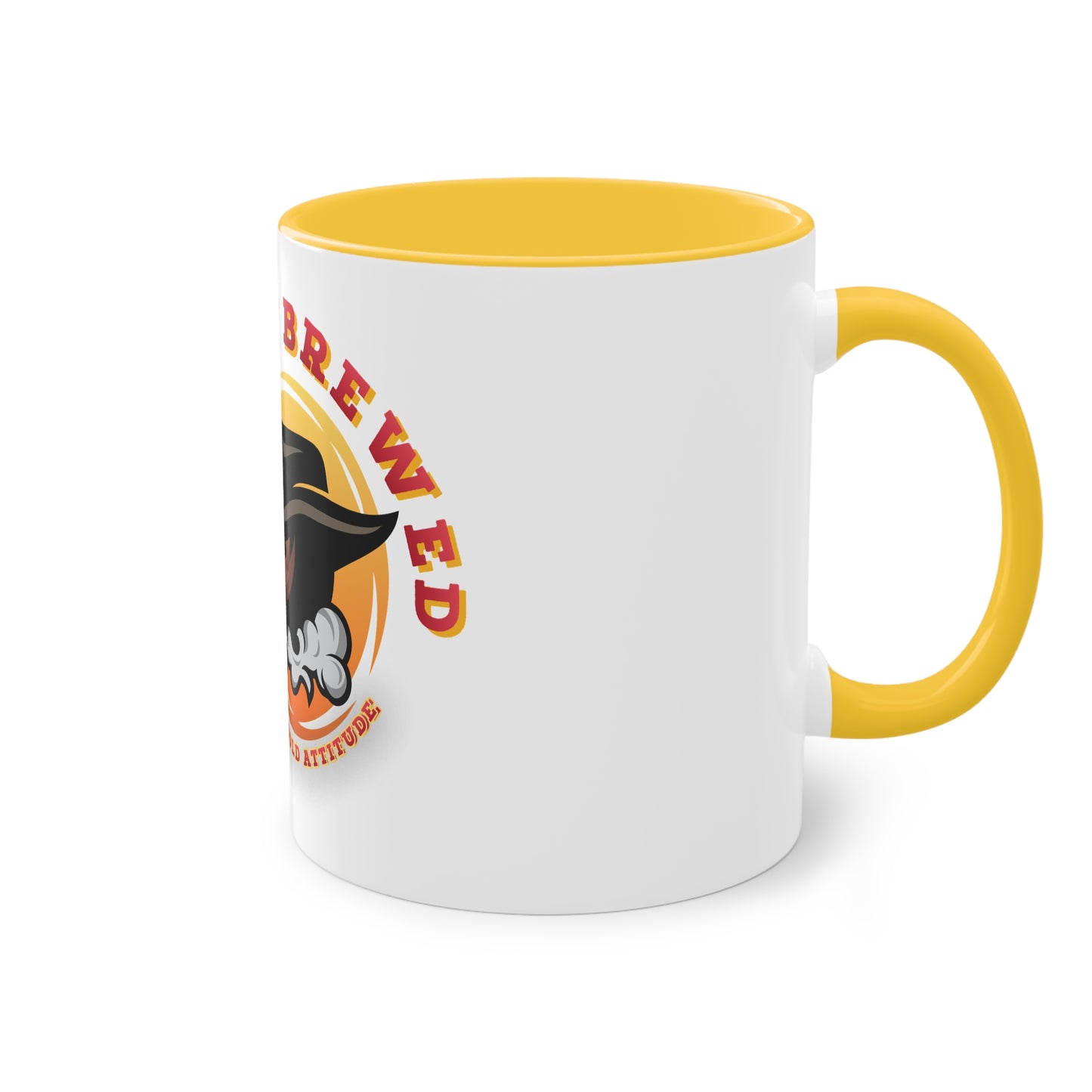 Boldly Brewed Two-Tone Coffee Mug for Coffee Lovers, Unique Gift for Dads, Smokers, Tea Enthusiasts, Perfect for Father's Day, Birthdays