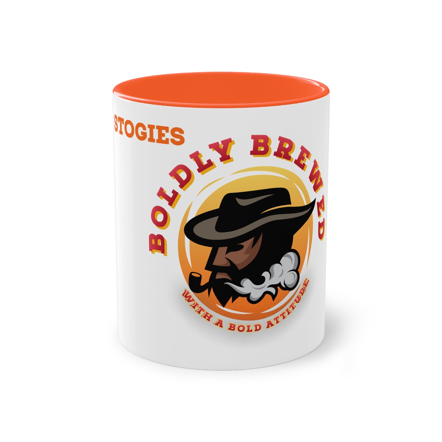 Boldly Brewed Two-Tone Coffee Mug for Coffee Lovers, Unique Gift for Dads, Smokers, Tea Enthusiasts, Perfect for Father's Day, Birthdays
