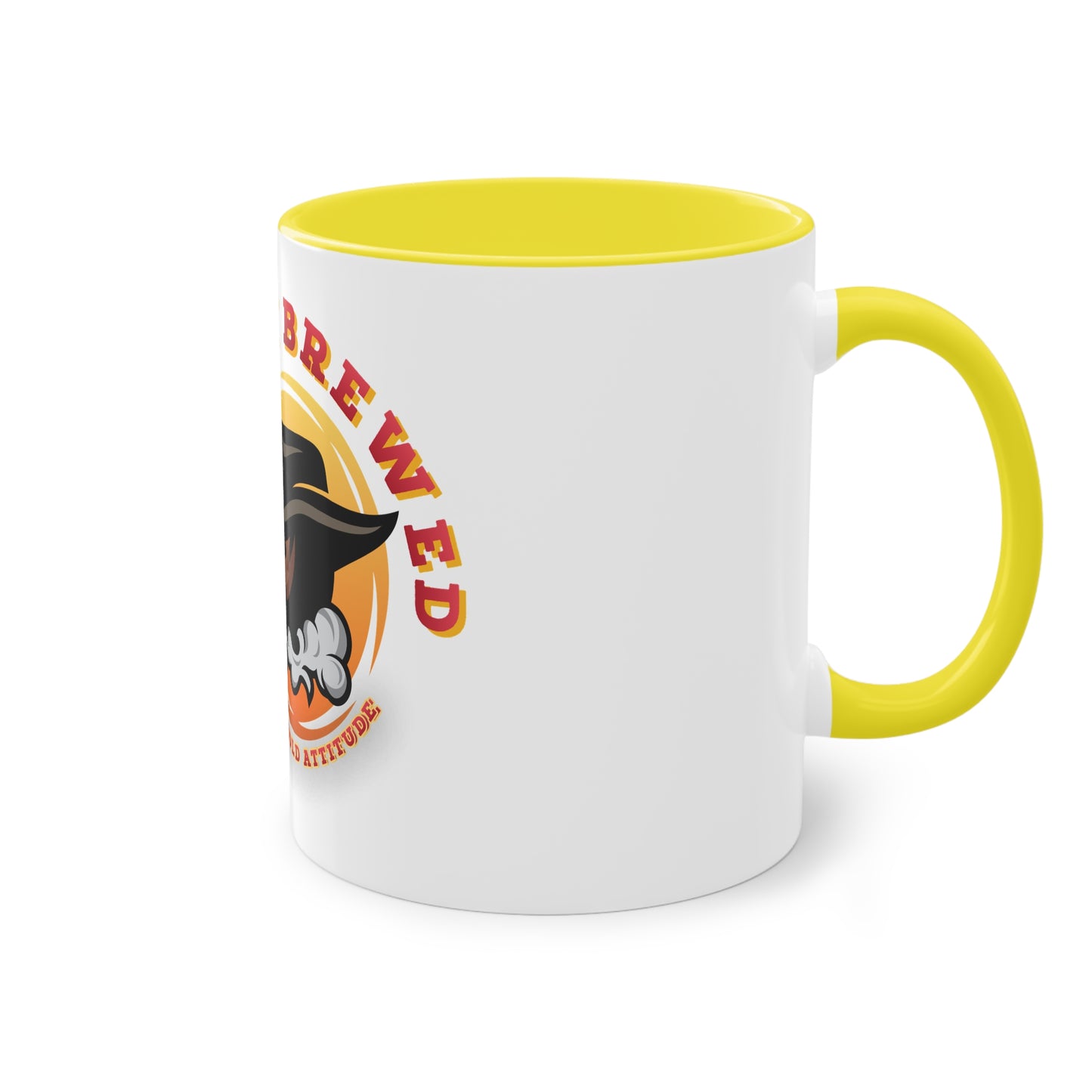 Boldly Brewed Two-Tone Coffee Mug for Coffee Lovers, Unique Gift for Dads, Smokers, Tea Enthusiasts, Perfect for Father's Day, Birthdays
