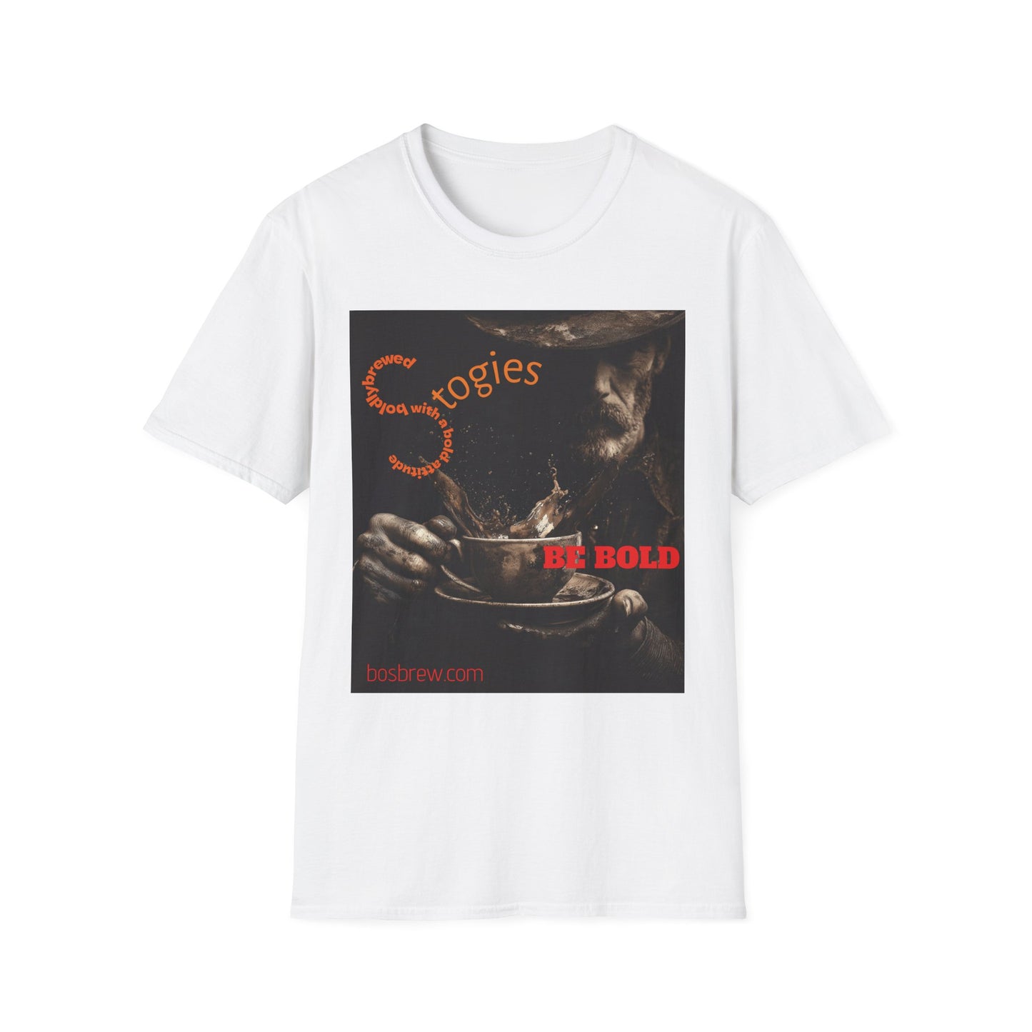 Cigar Stogie Graphic T-Shirt — "Be Bold" Vintage Smoker Design
