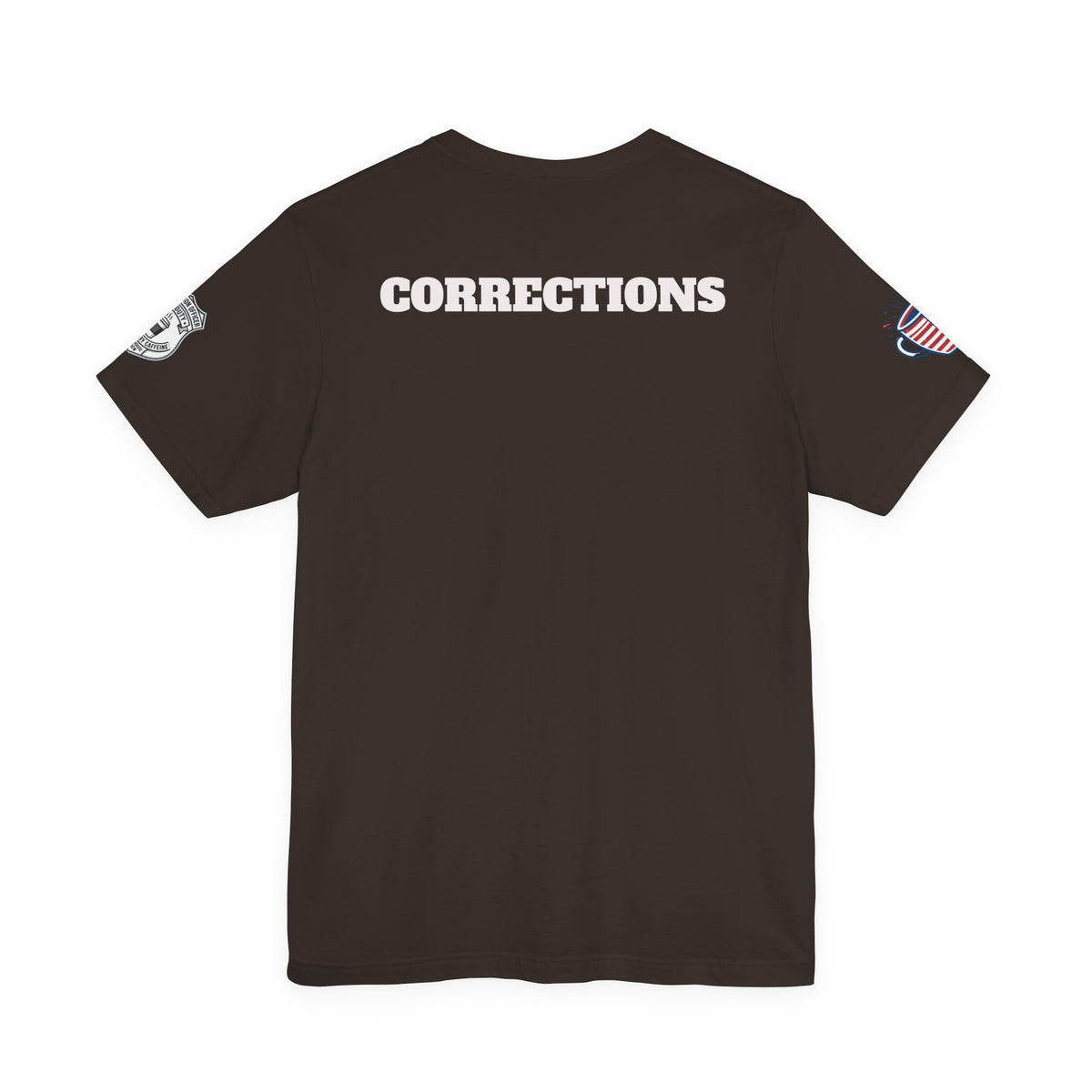 Not Until I've Had My Coffee Tee — Police Officer Commuter Coffee Graphic T-Shirt