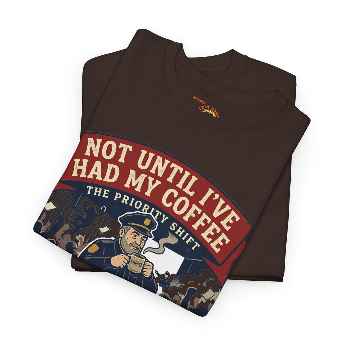 Not Until I’ve Had My Coffee T-Shirt — Funny Coffee Crew Tee for Coffee Lovers