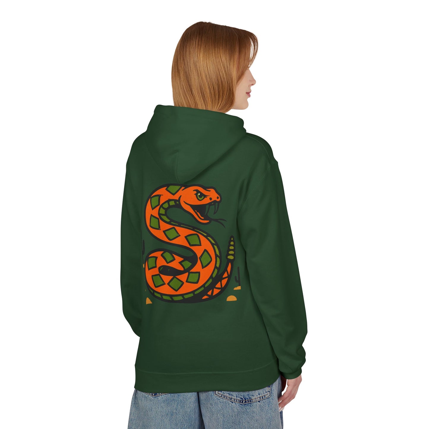 Colorful Snake Design Fleece Hoodie | Unisex Casual Wear for Nature Lovers, Gift for Outdoorsy Friends, Fun Graphic Hoodie, [...]