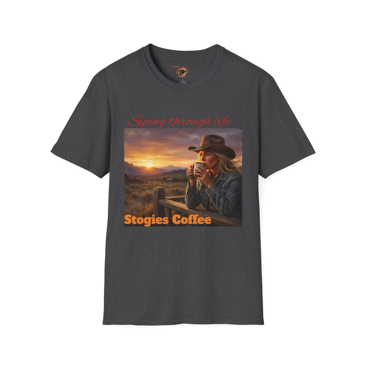 Stogies Coffee “Sipping Through Life” Vintage T-Shirt