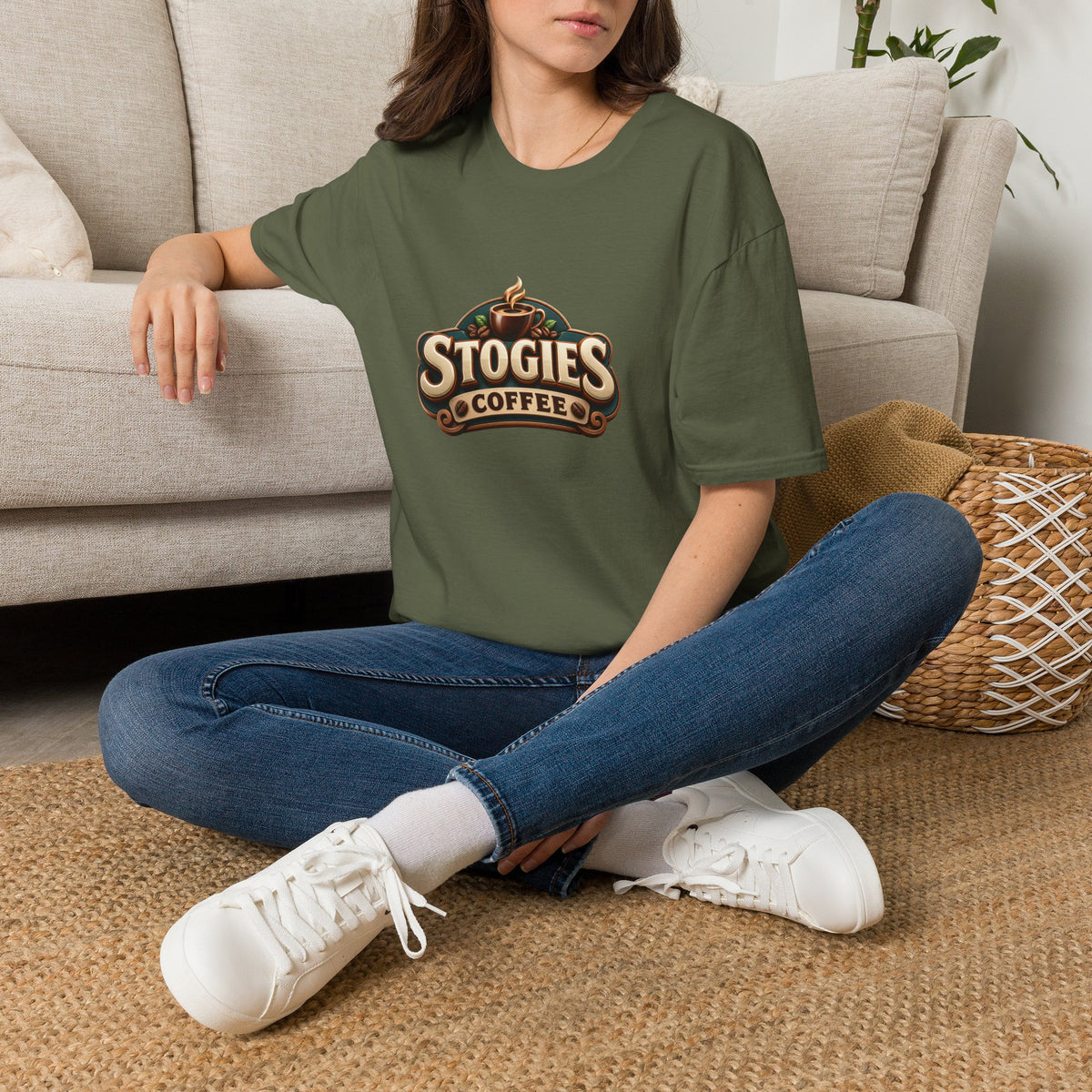 Stogies Coffee Graphic T-Shirt