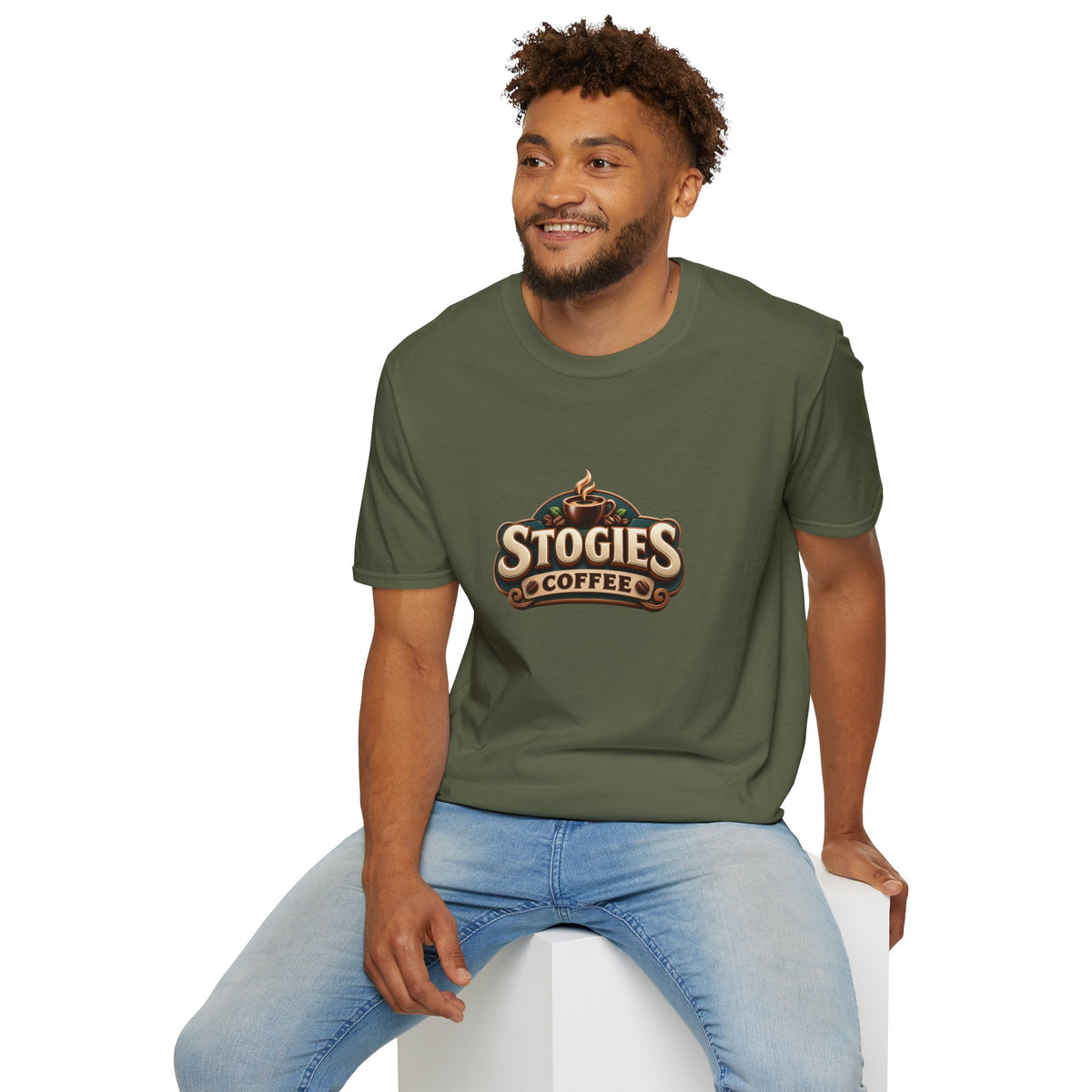 Stogies Coffee Graphic T-Shirt