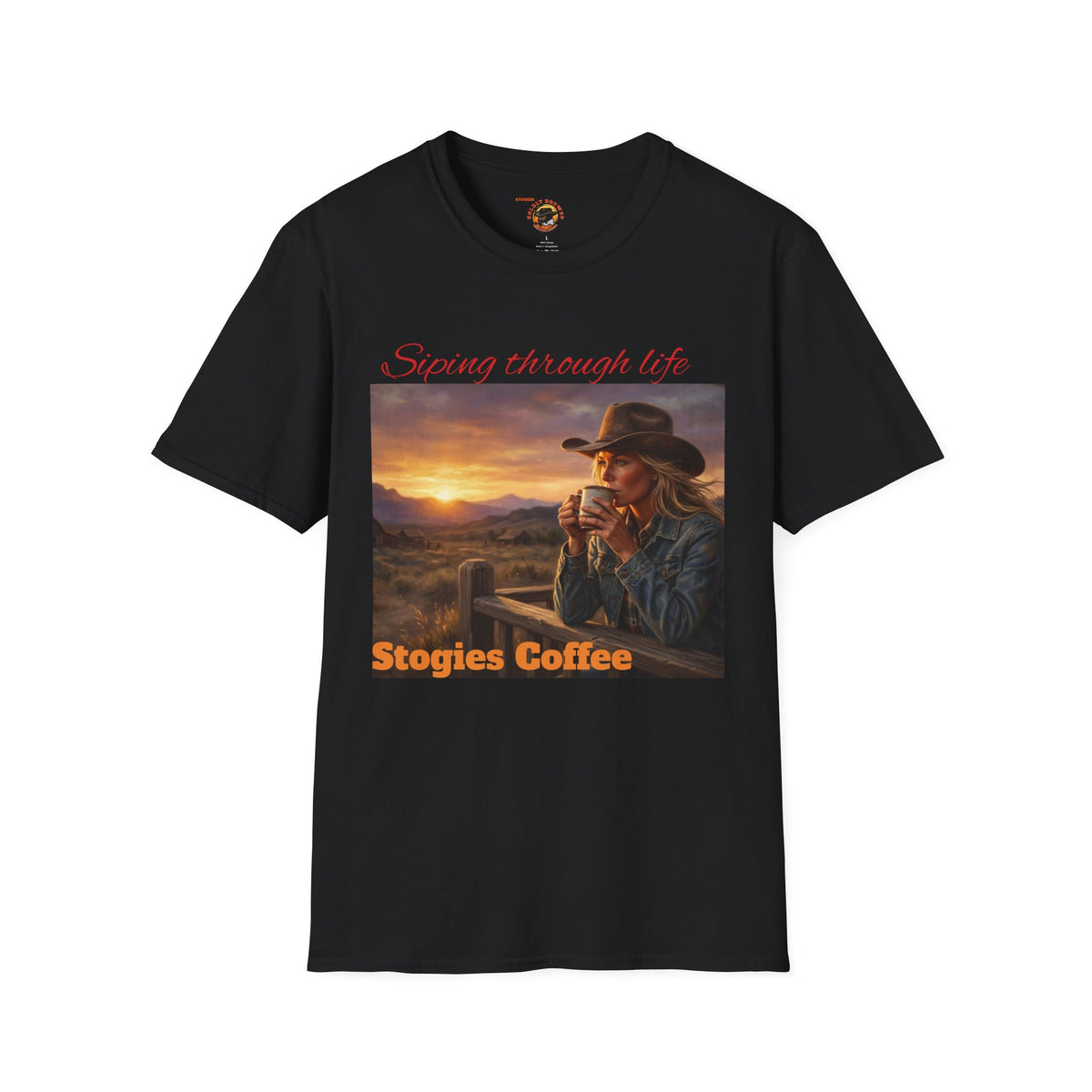 Stogies Coffee “Sipping Through Life” Vintage T-Shirt