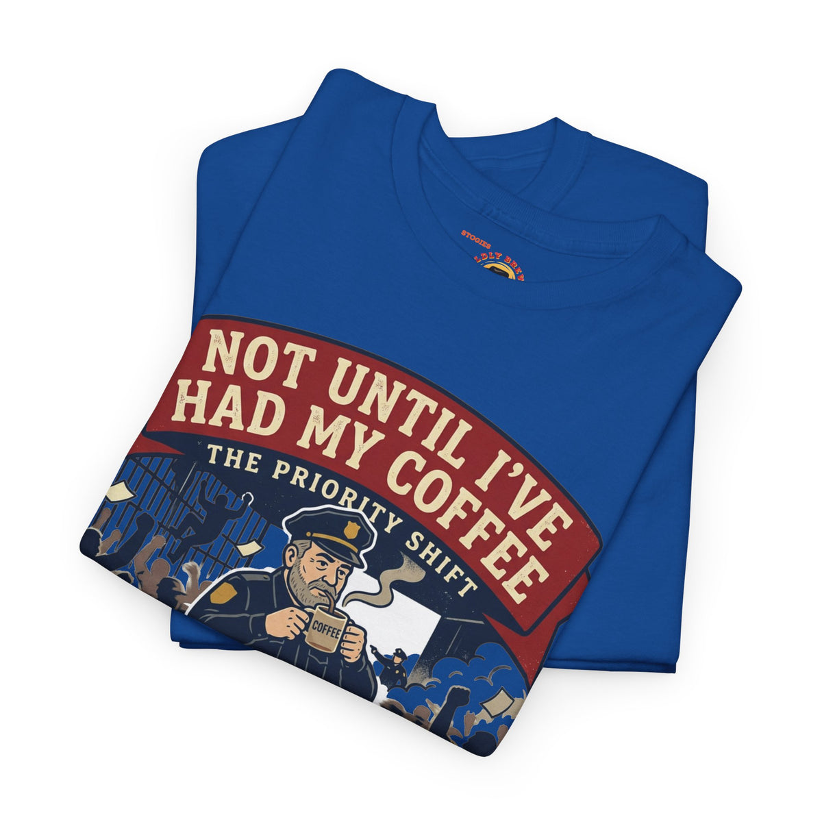 Not Until I’ve Had My Coffee T-Shirt — Funny Coffee Crew Tee for Coffee Lovers