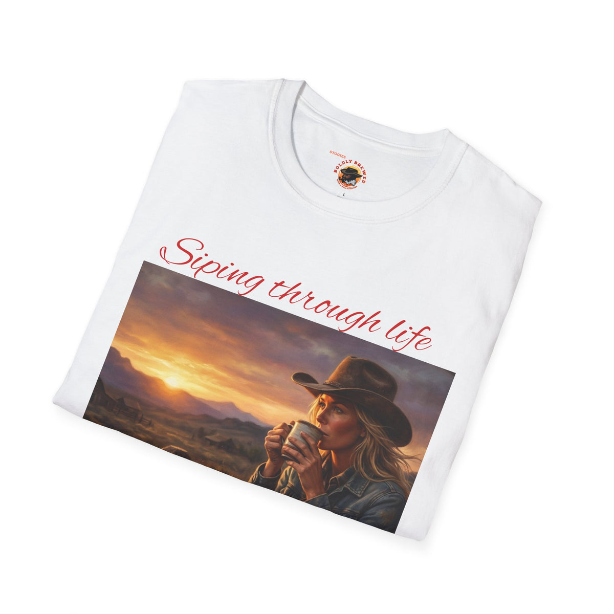Stogies Coffee “Sipping Through Life” Vintage T-Shirt
