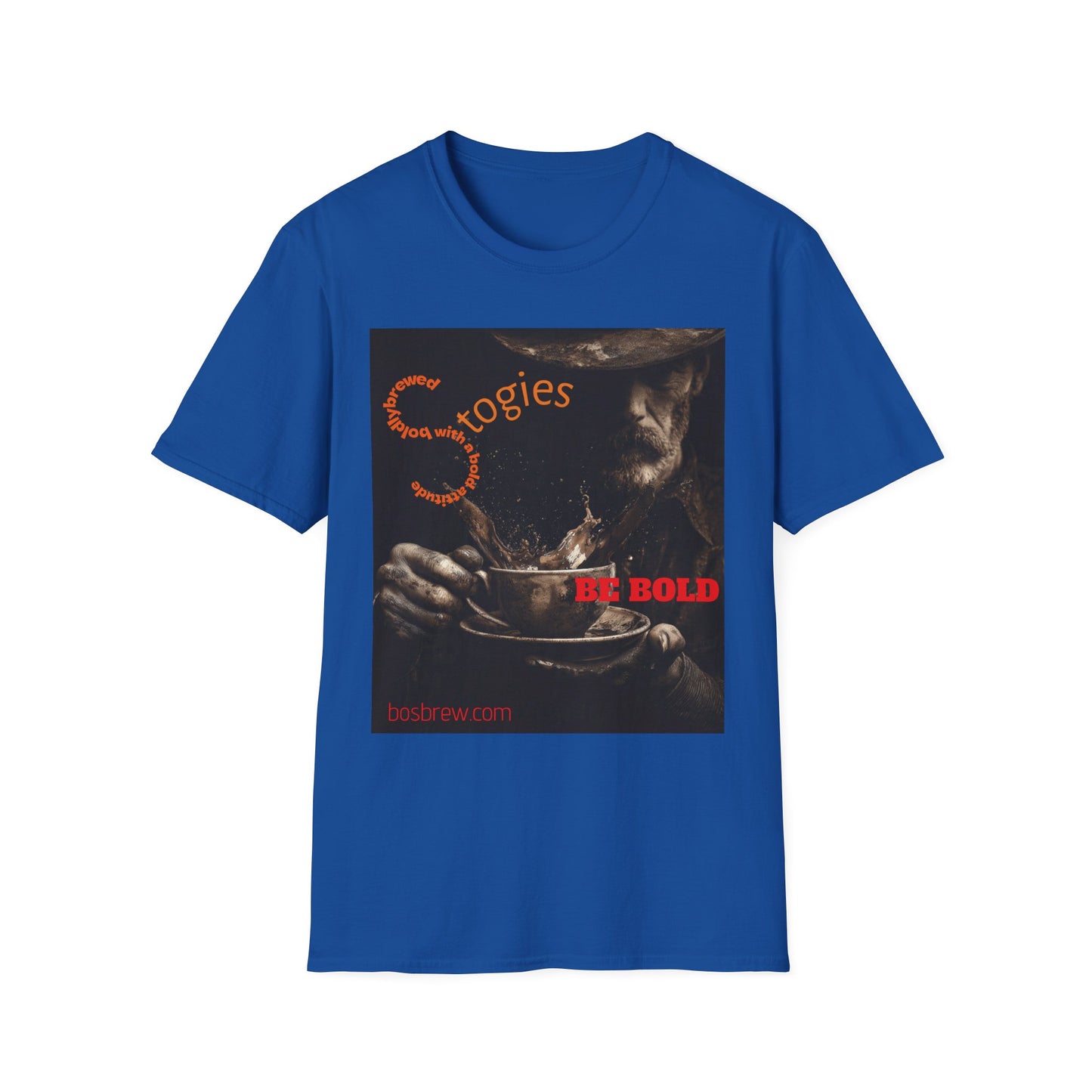 Cigar Stogie Graphic T-Shirt — "Be Bold" Vintage Smoker Design