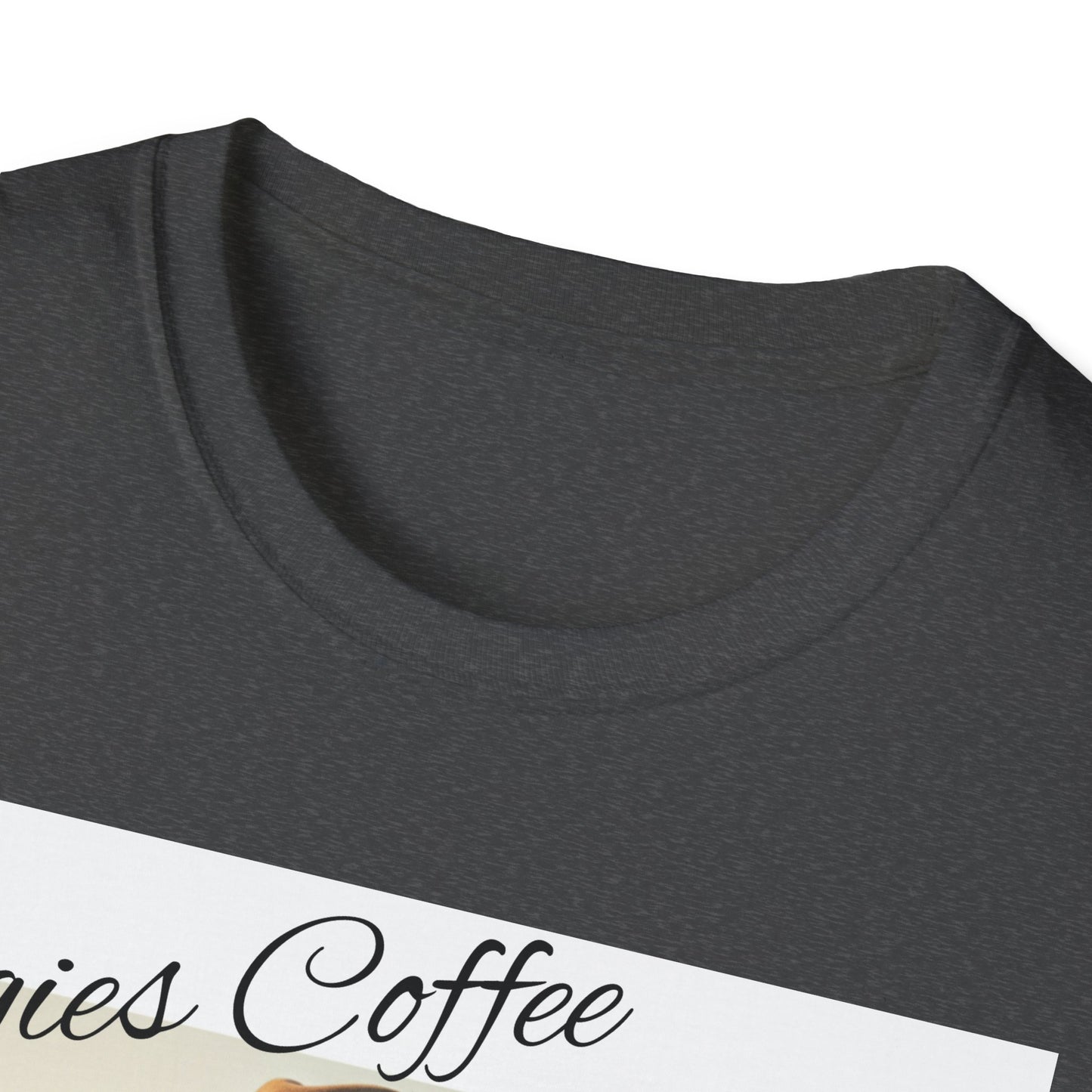 Stogies Coffee Cowgirl T-Shirt — Rugged Cowgirl Sipping Coffee