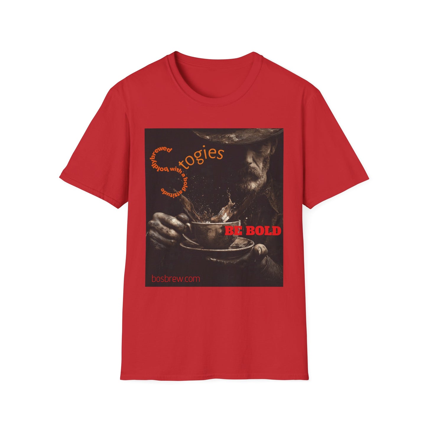 Cigar Stogie Graphic T-Shirt — "Be Bold" Vintage Smoker Design