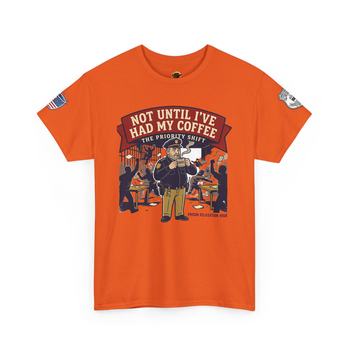 Not Until I’ve Had My Coffee T-Shirt — Funny Coffee Crew Tee for Coffee Lovers