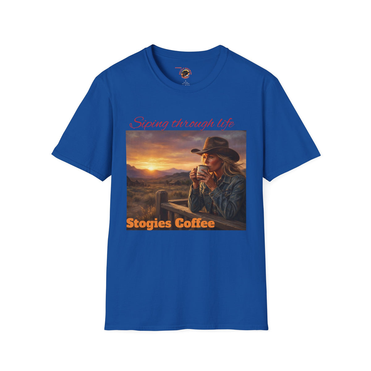Stogies Coffee “Sipping Through Life” Vintage T-Shirt