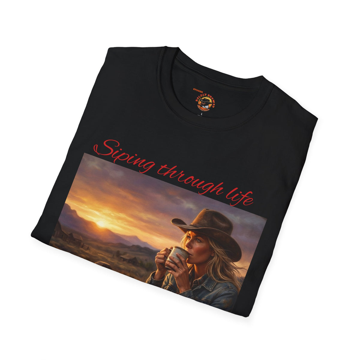 Stogies Coffee “Sipping Through Life” Vintage T-Shirt