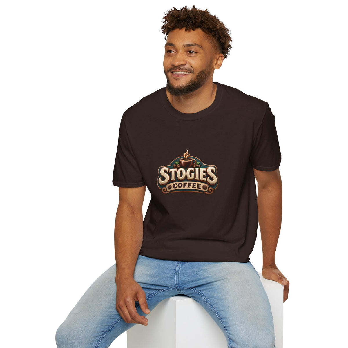 Stogies Coffee Graphic T-Shirt