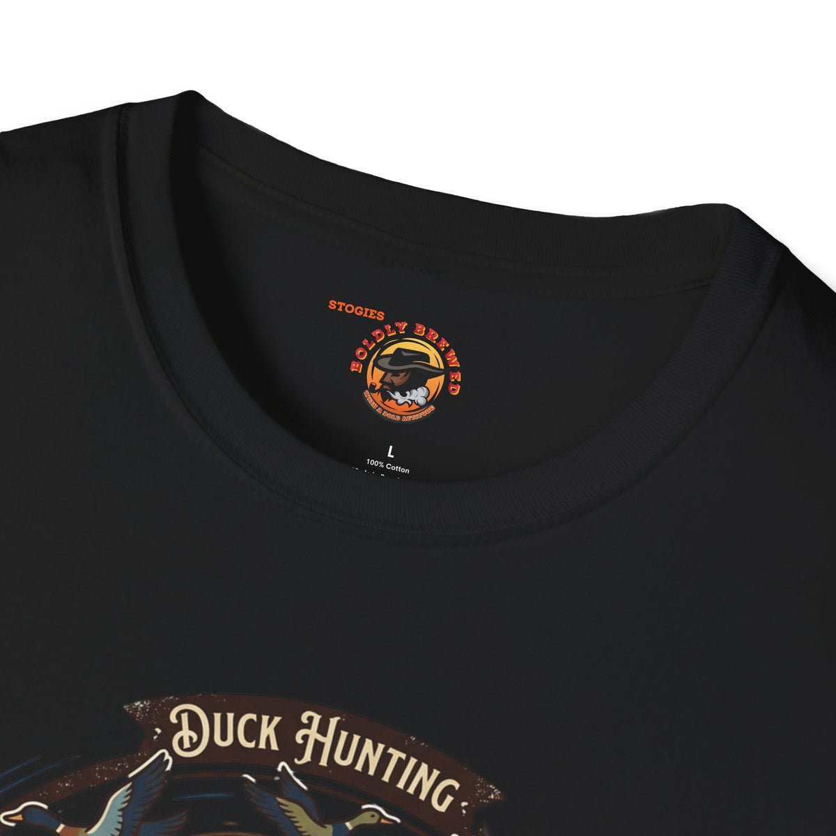 Hunting Coffee T-Shirt — "No Hunting Until I've Had My Coffee" Vintage Camper Design