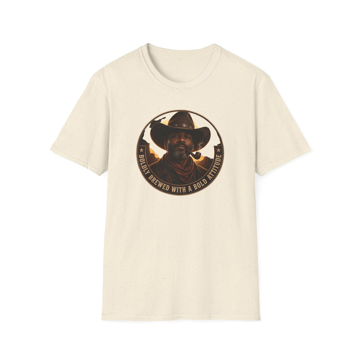 Cowboy Coffee-Inspired Graphic T-Shirt – “Brewed With a Bold Attitude”