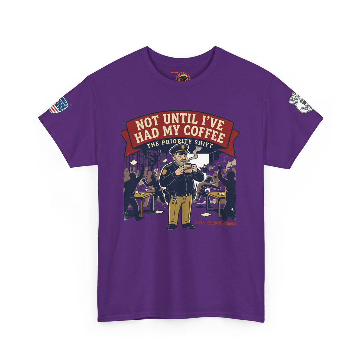 Not Until I’ve Had My Coffee T-Shirt — Funny Coffee Crew Tee for Coffee Lovers
