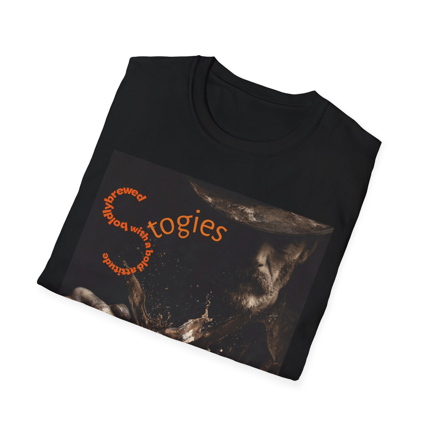 Cigar Stogie Graphic T-Shirt — "Be Bold" Vintage Smoker Design