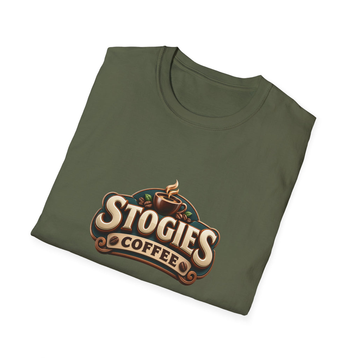 Stogies Coffee Graphic T-Shirt