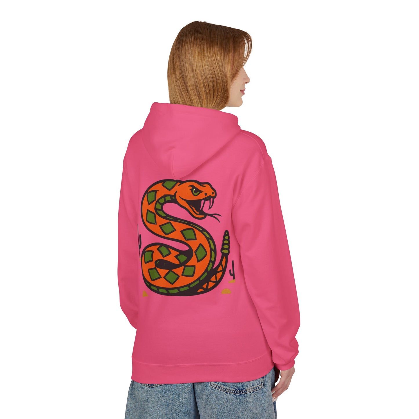 Colorful Snake Design Fleece Hoodie | Unisex Casual Wear for Nature Lovers, Gift for Outdoorsy Friends, Fun Graphic Hoodie, [...]