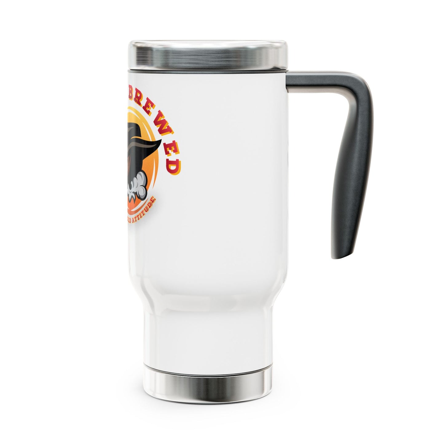 Boldly Brewed Stainless Steel Travel Mug - 14oz, Coffee Lover Gift, Camping Mug, Stogies Enthusiast Travel Cup, Bold Tea Mug, [...]
