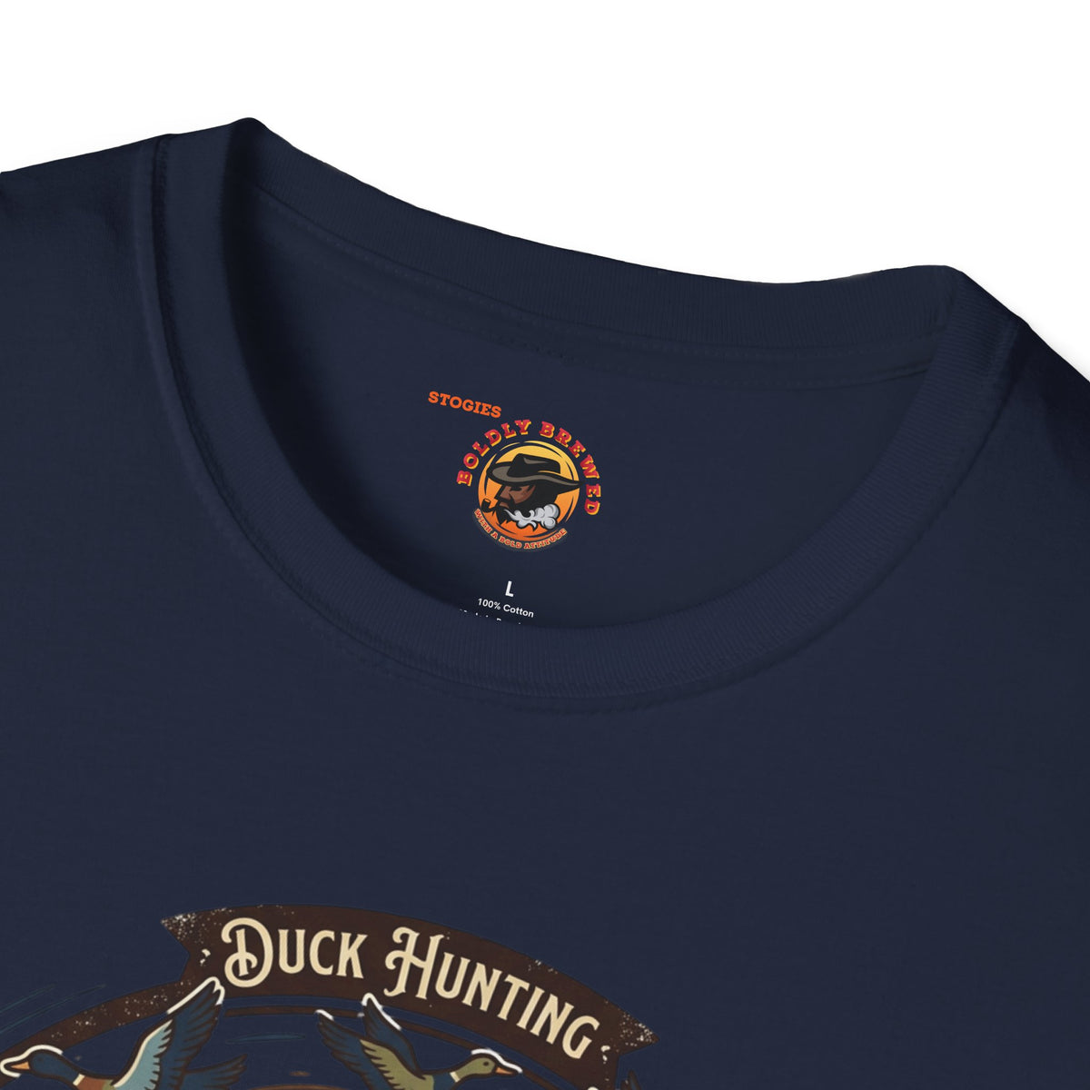 Hunting Coffee T-Shirt — "No Hunting Until I've Had My Coffee" Vintage Camper Design