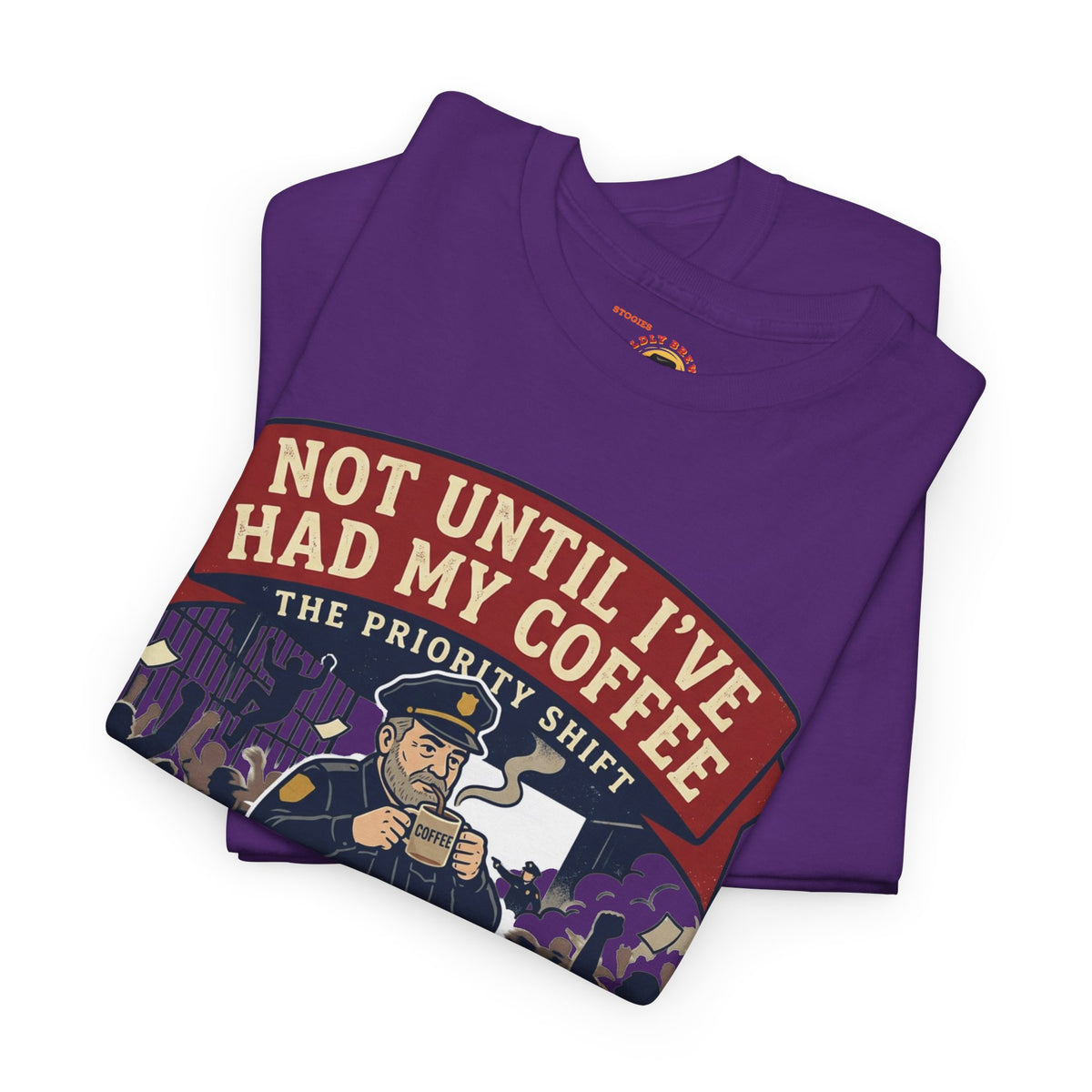 Not Until I’ve Had My Coffee T-Shirt — Funny Coffee Crew Tee for Coffee Lovers