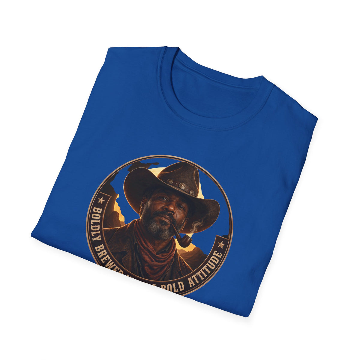 Cowboy Coffee-Inspired Graphic T-Shirt – “Brewed With a Bold Attitude”