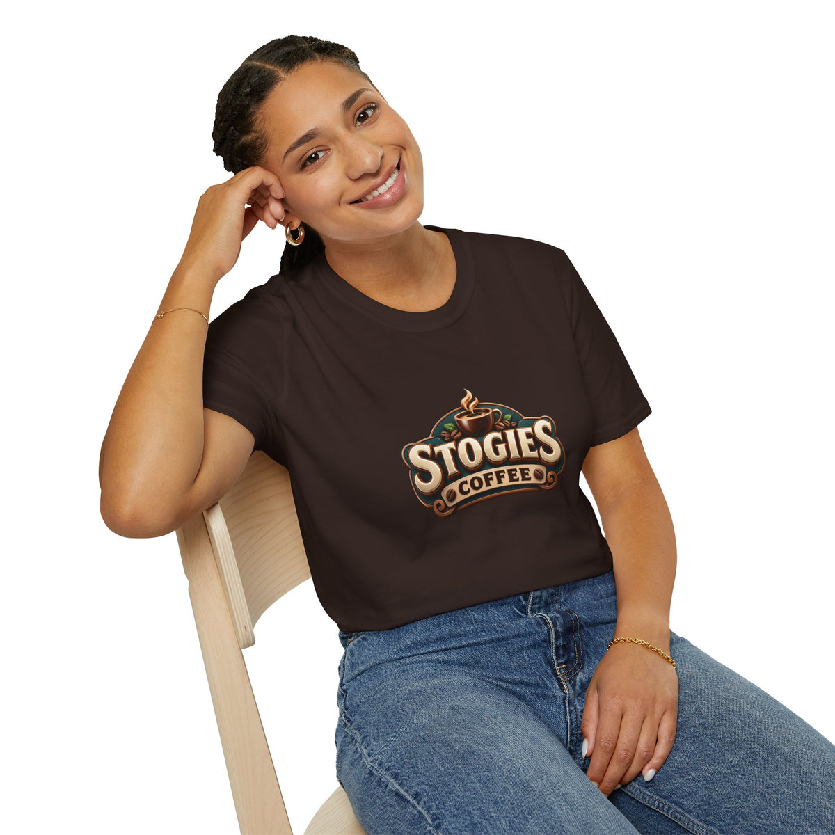 Stogies Coffee Graphic T-Shirt