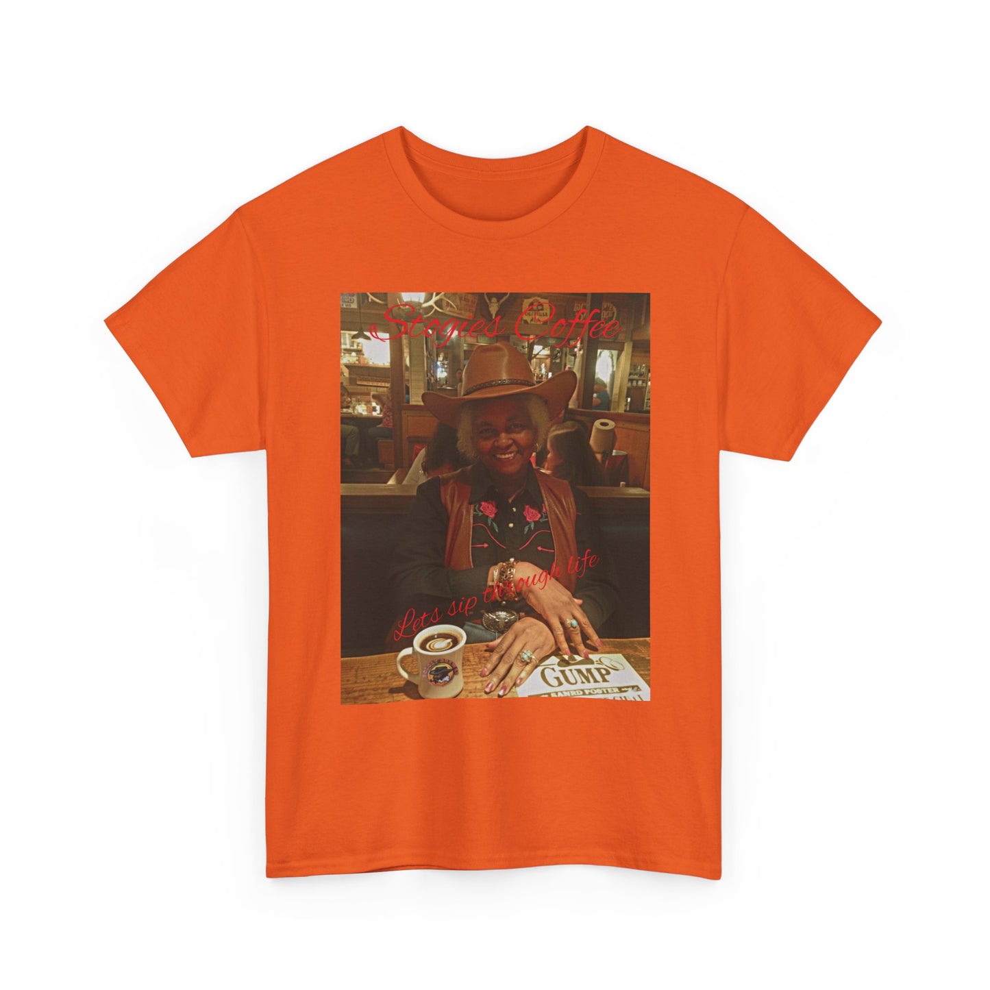 Vintage Diner Photo Tee — Retro Café Print T‑Shirt