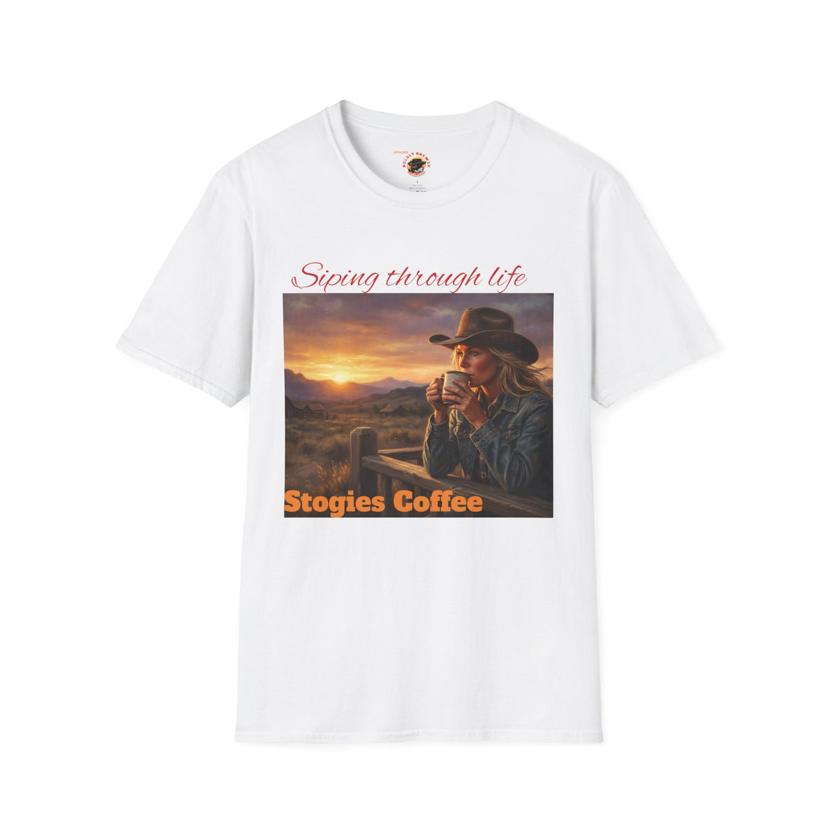Stogies Coffee “Sipping Through Life” Vintage T-Shirt