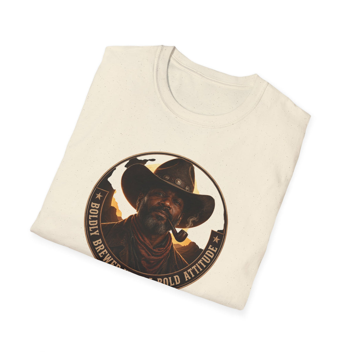 Cowboy Coffee-Inspired Graphic T-Shirt – “Brewed With a Bold Attitude”