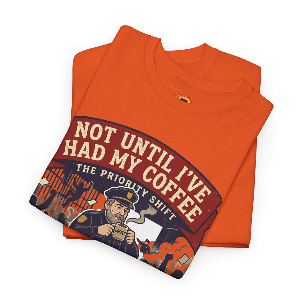 Not Until I’ve Had My Coffee T-Shirt — Funny Coffee Crew Tee for Coffee Lovers