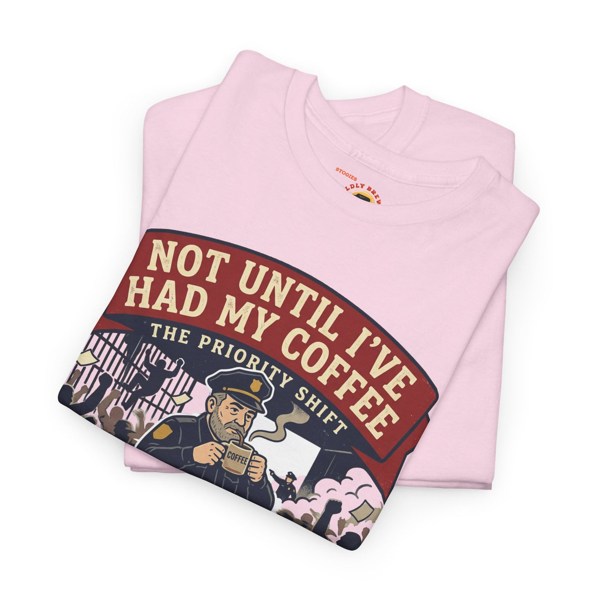 Not Until I’ve Had My Coffee T-Shirt — Funny Coffee Crew Tee for Coffee Lovers