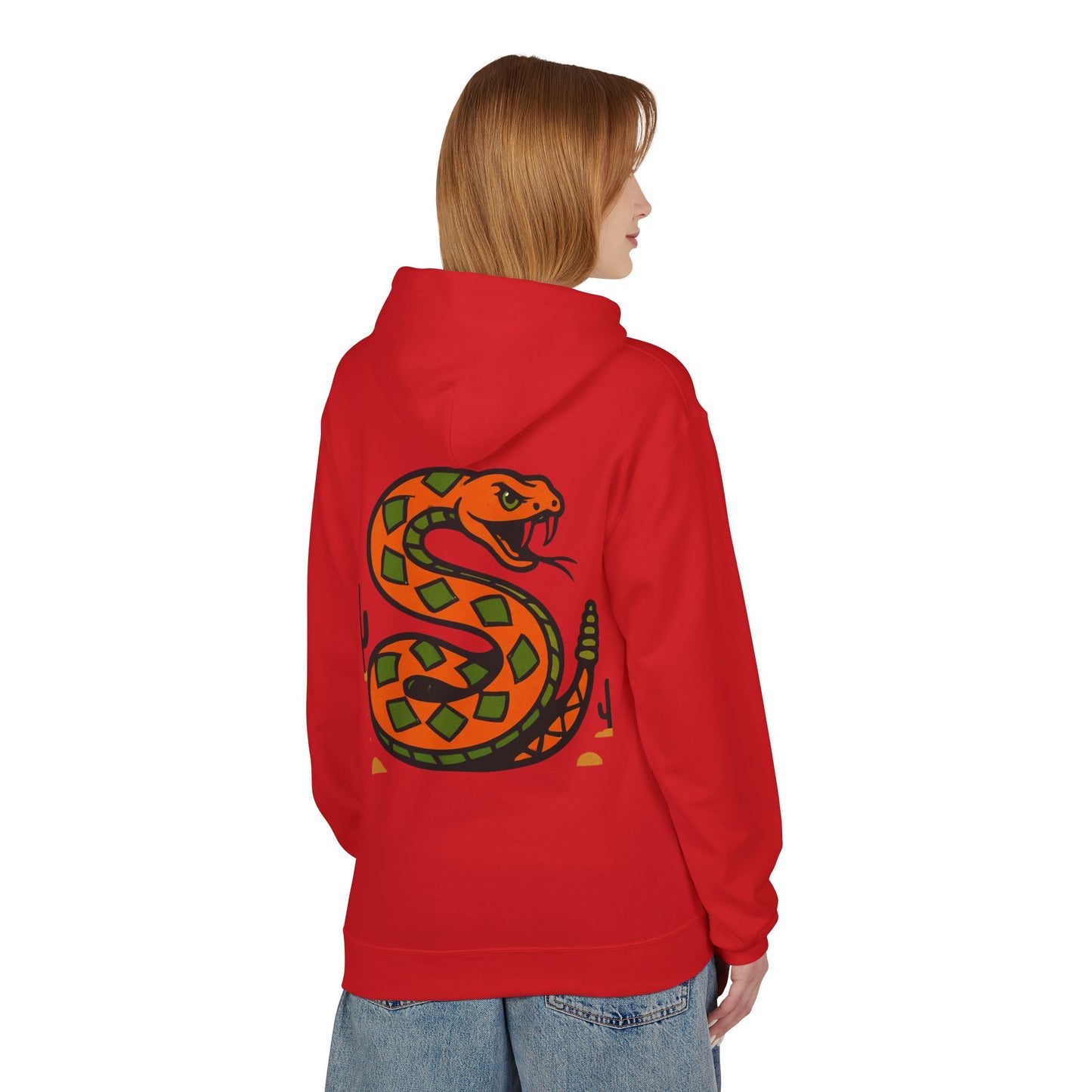Colorful Snake Design Fleece Hoodie | Unisex Casual Wear for Nature Lovers, Gift for Outdoorsy Friends, Fun Graphic Hoodie, [...]