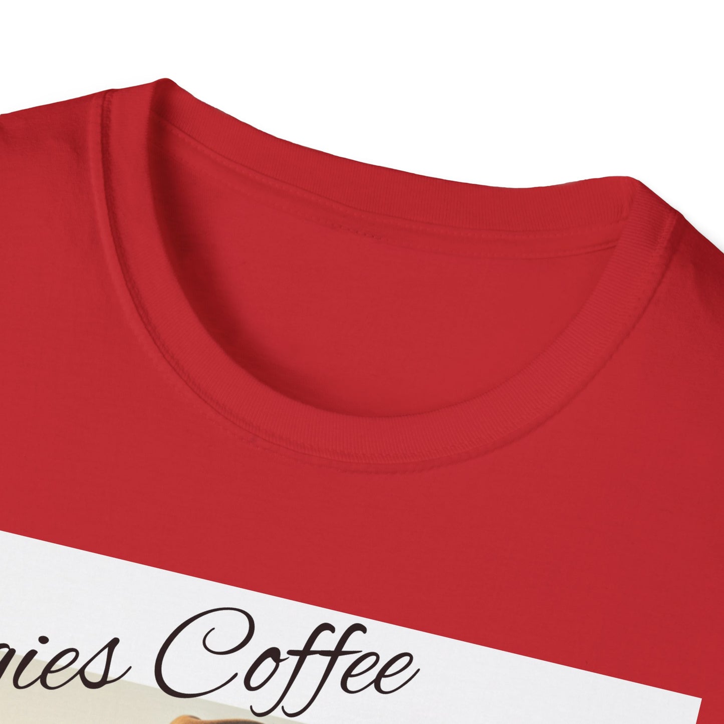 Stogies Coffee Cowgirl T-Shirt — Rugged Cowgirl Sipping Coffee