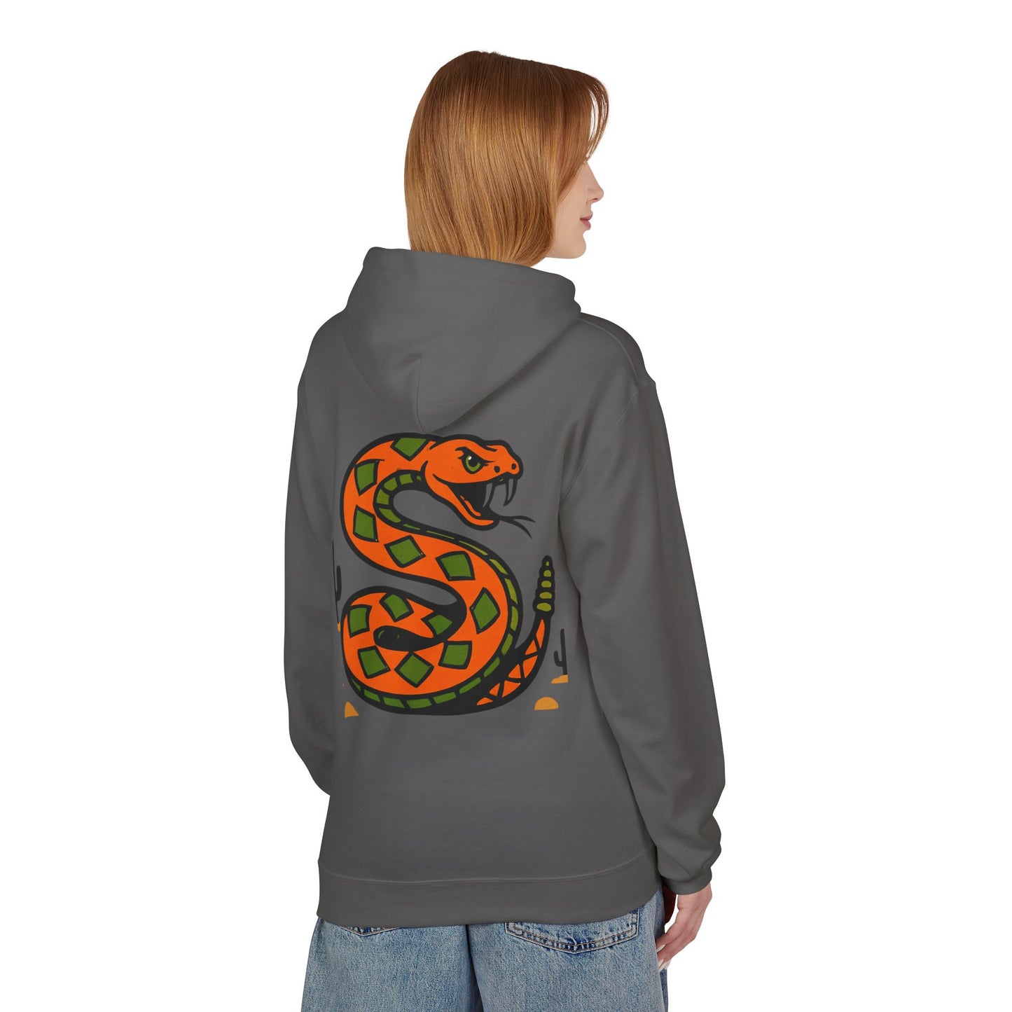 Colorful Snake Design Fleece Hoodie | Unisex Casual Wear for Nature Lovers, Gift for Outdoorsy Friends, Fun Graphic Hoodie, [...]