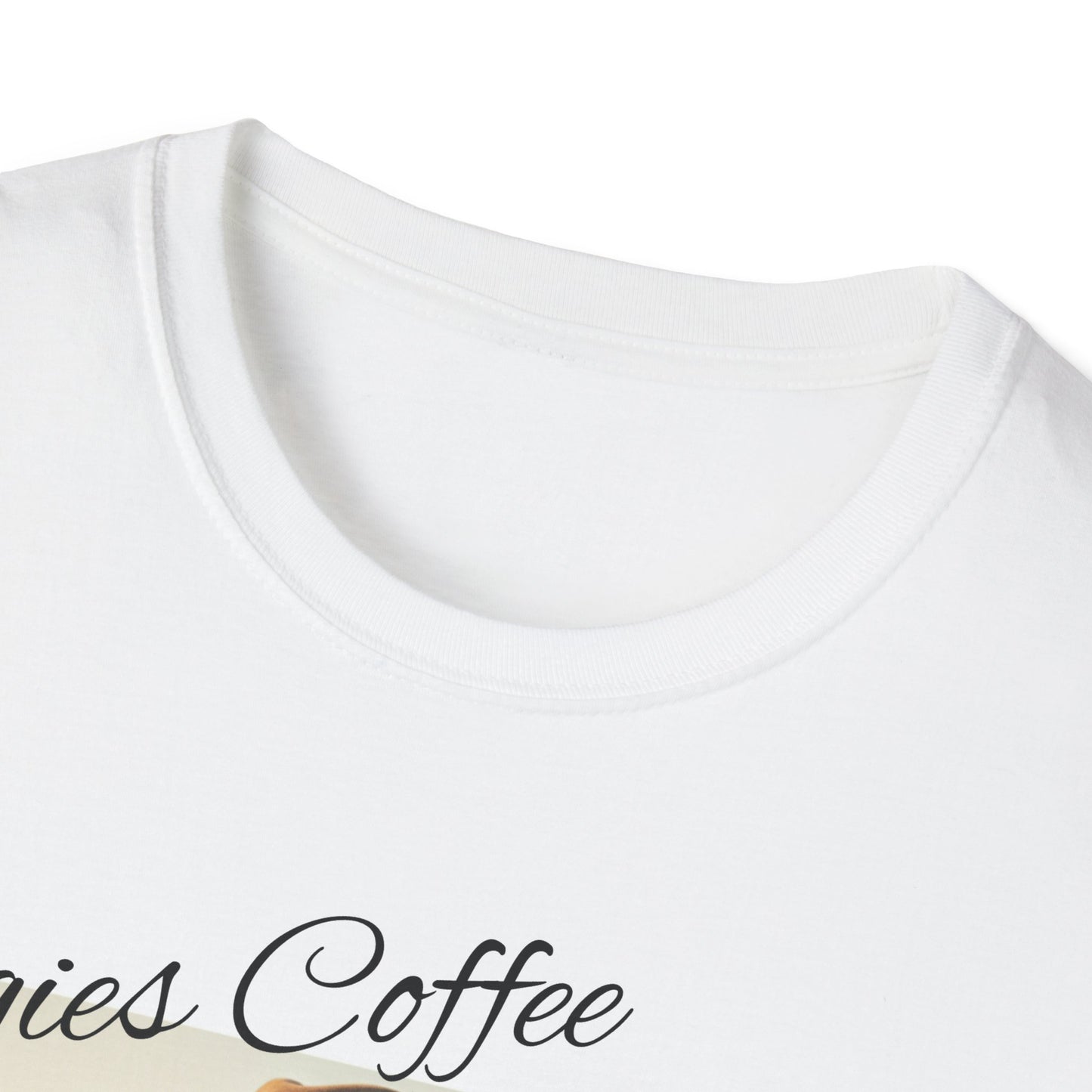 Stogies Coffee Cowgirl T-Shirt — Rugged Cowgirl Sipping Coffee