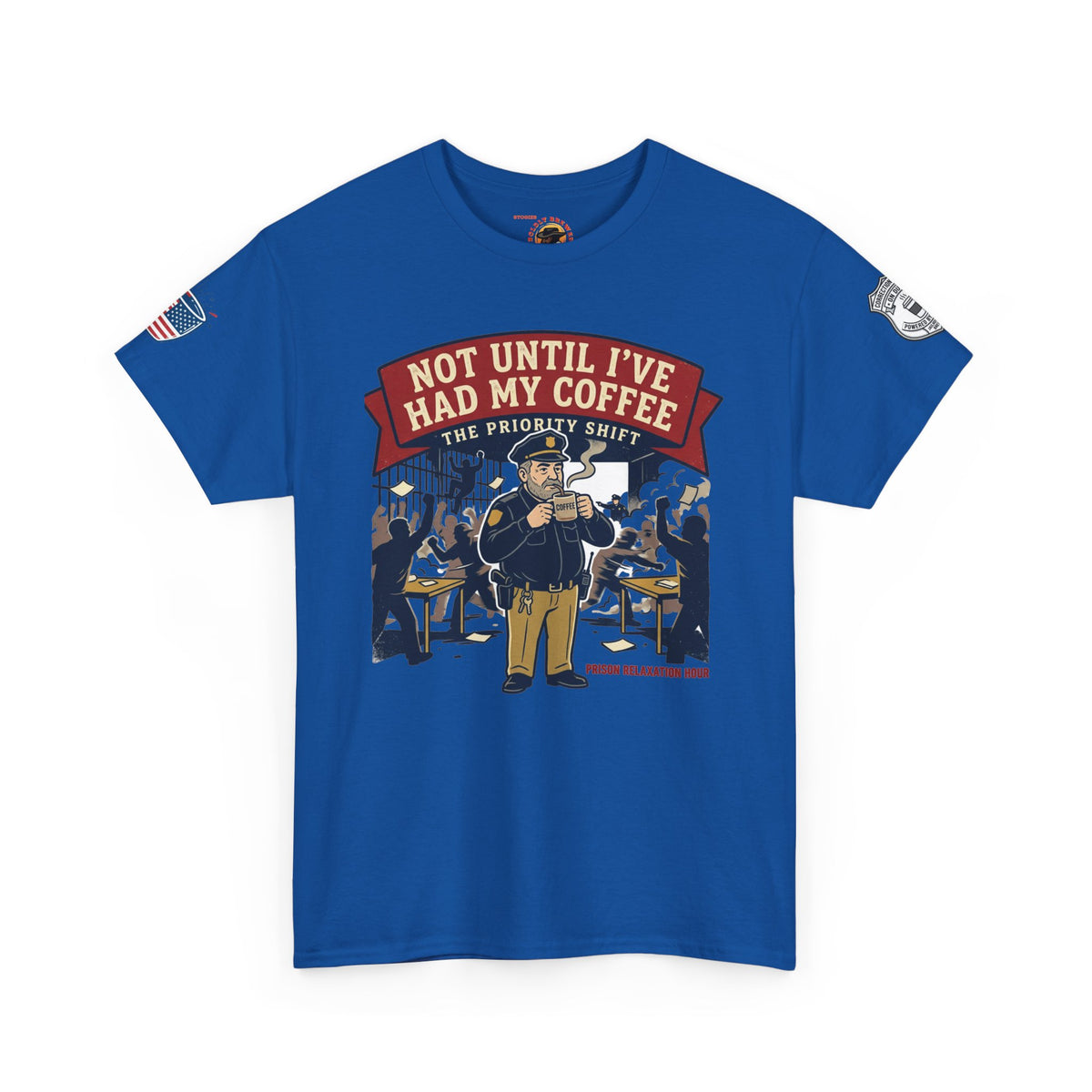 Not Until I’ve Had My Coffee T-Shirt — Funny Coffee Crew Tee for Coffee Lovers