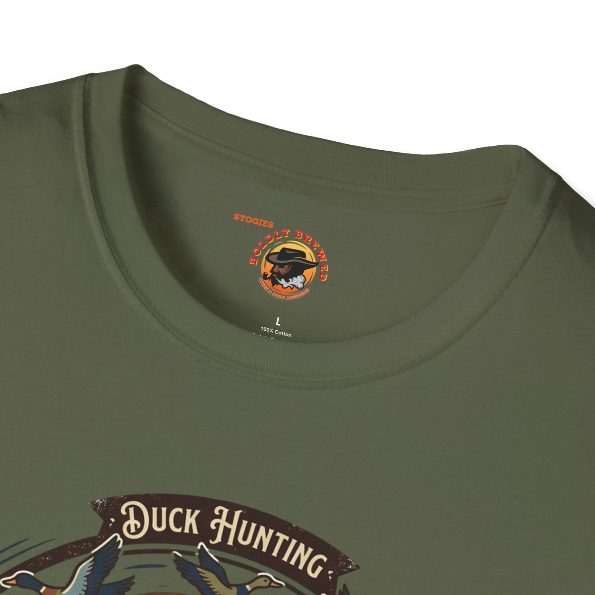 Hunting Coffee T-Shirt — "No Hunting Until I've Had My Coffee" Vintage Camper Design